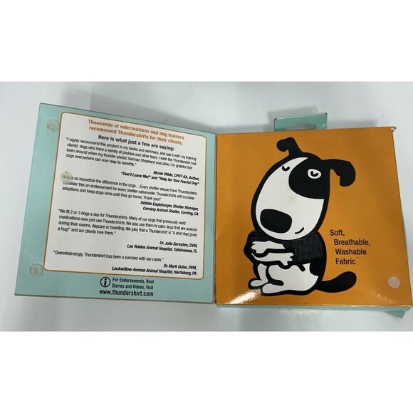 Thundershirt Dog S Small 15-25lbs Solid Gray Best Solution for Anxiety - Picture 3 of 4